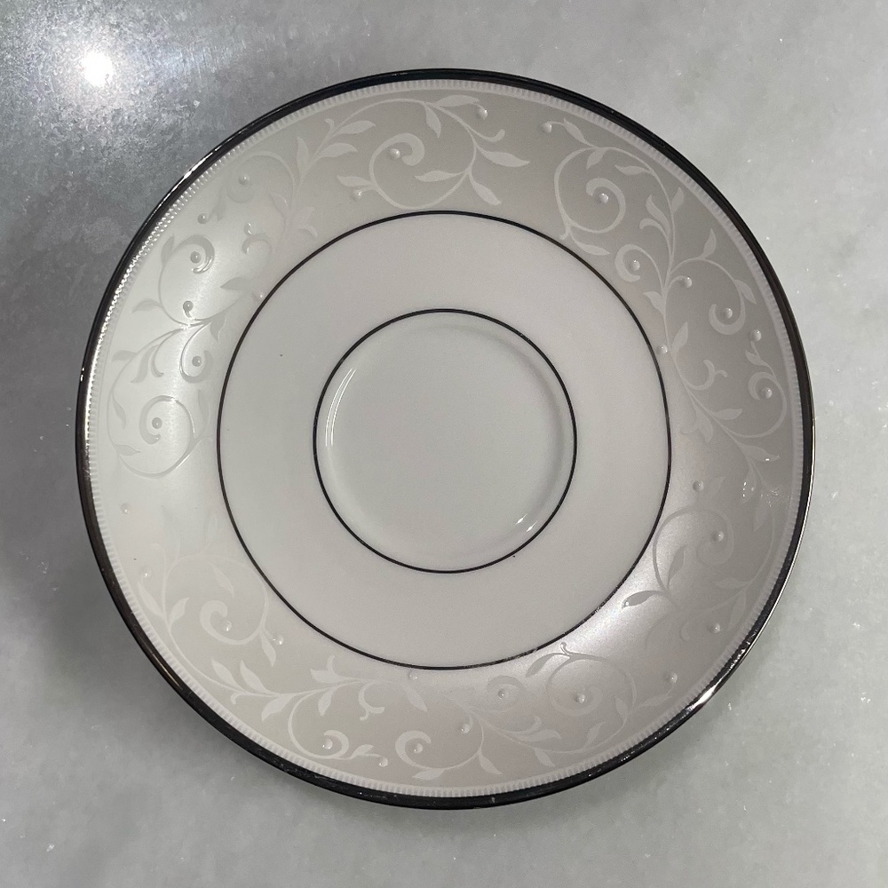 Lenox Opal Innocence Bone China Saucer | Elegant Vine Design